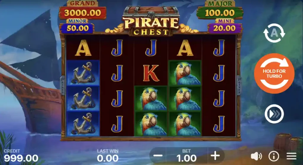 pirate chest slots