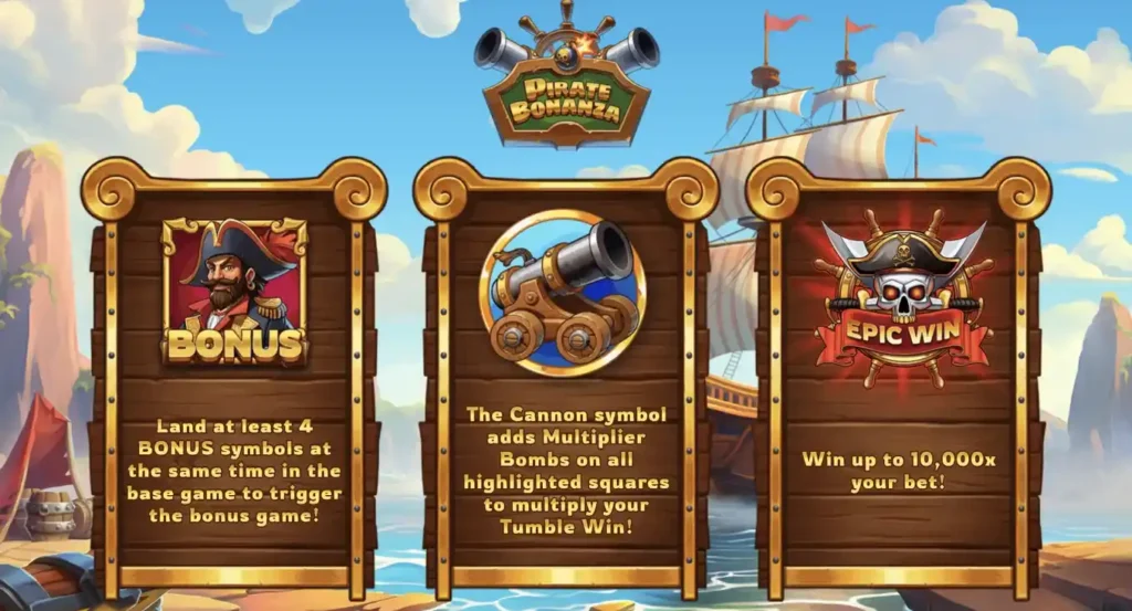 pirate bonanza bonus
